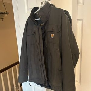 Carhartt full swing jacket mens small grey